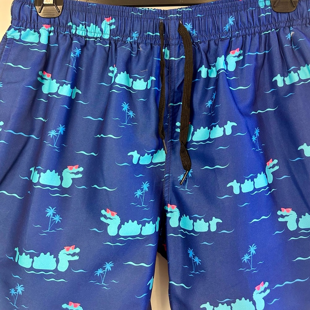 NEW Mens 6” Inseam Compression Lining Swim Trunks Size Large - Picture 3 of 10